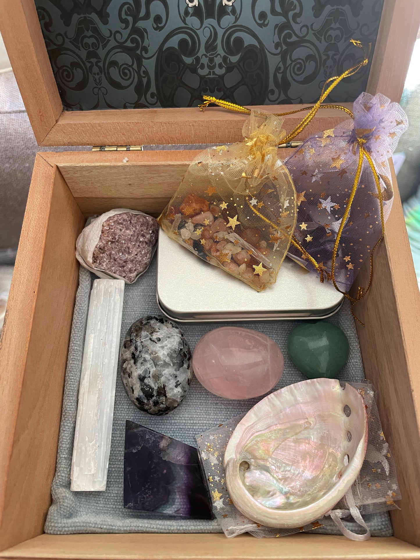 Grief/Healing Crystal Box -Lg