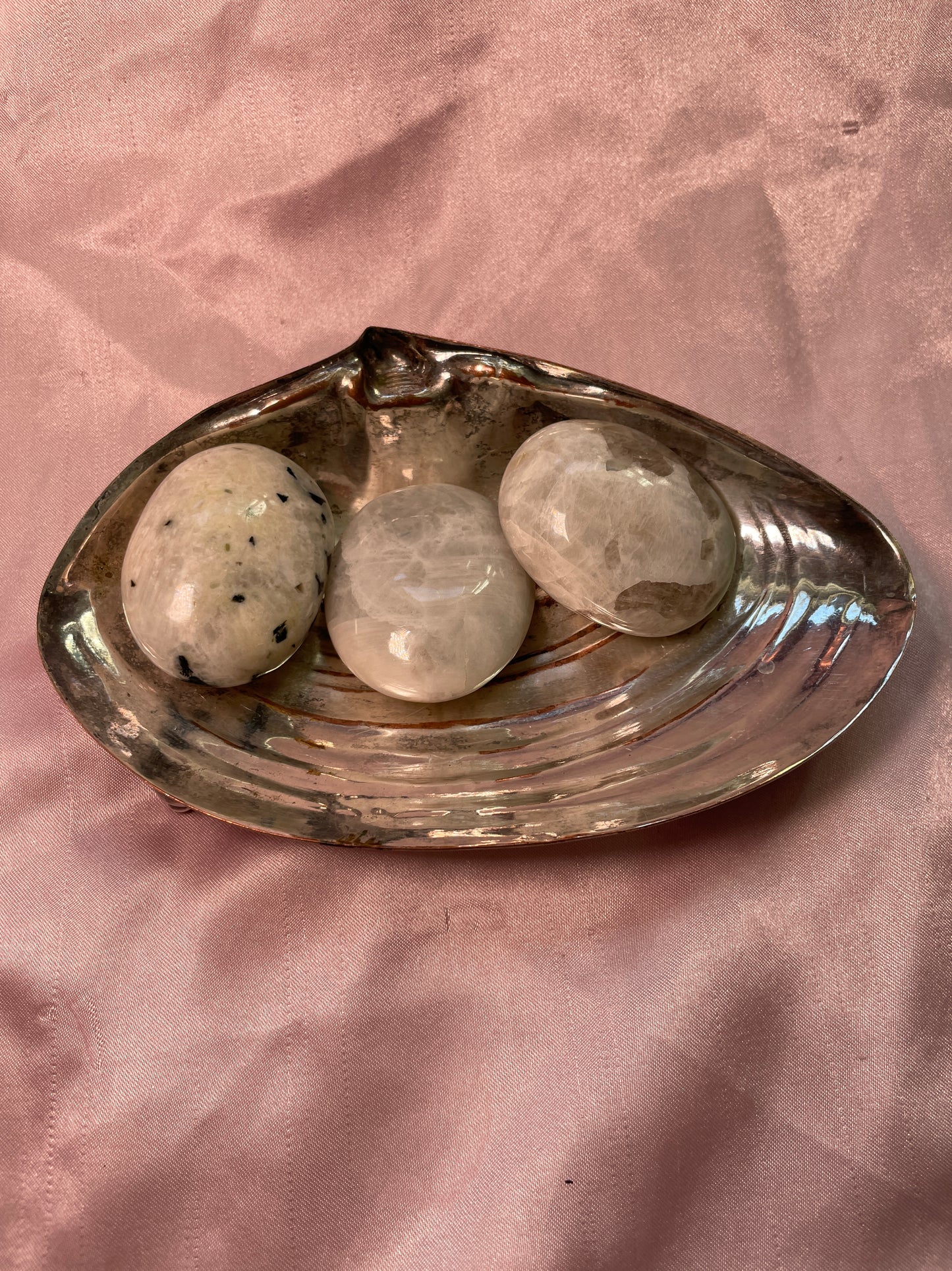 Rainbow Moonstone Palmstones