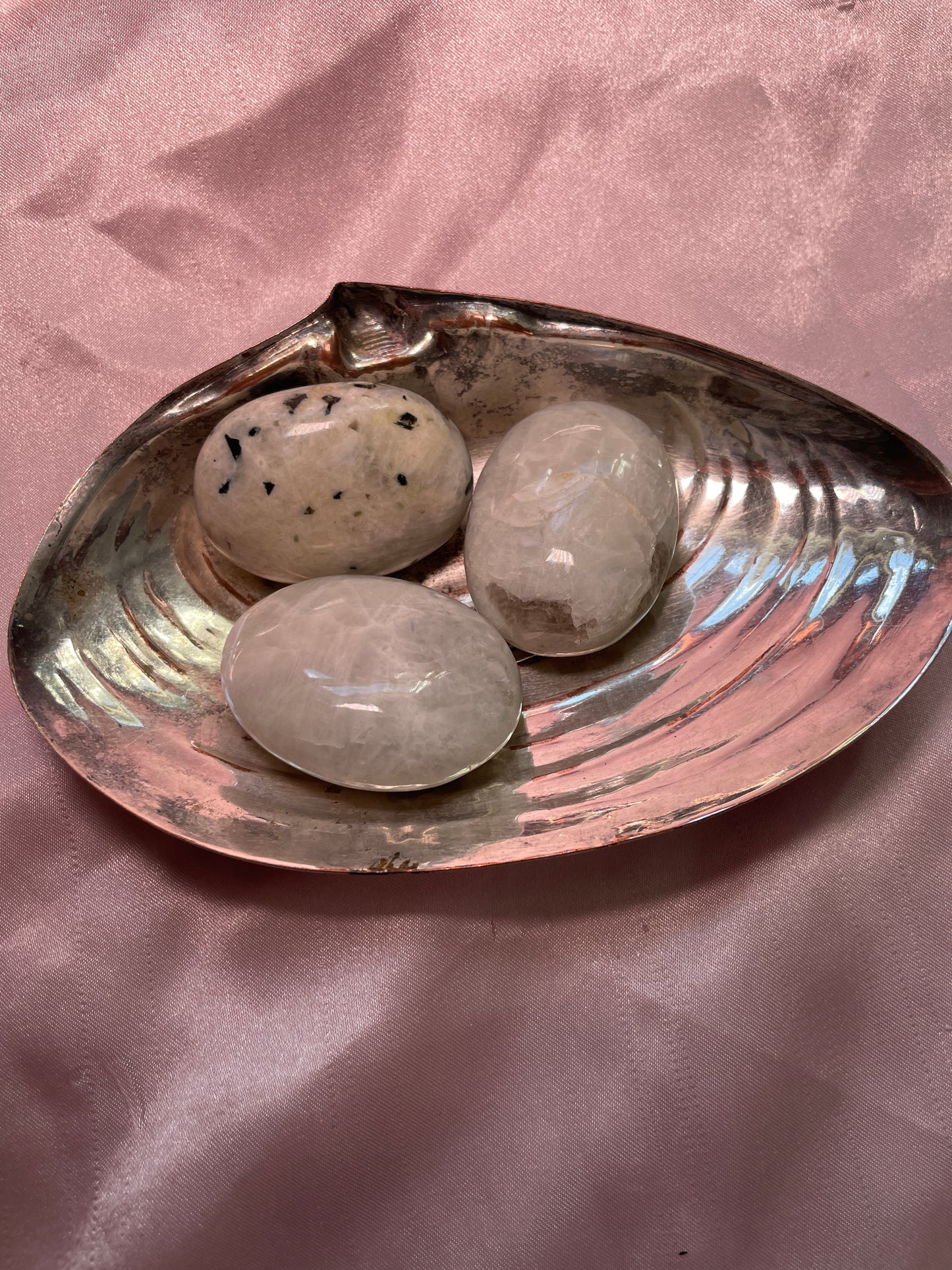 Rainbow Moonstone Palmstones