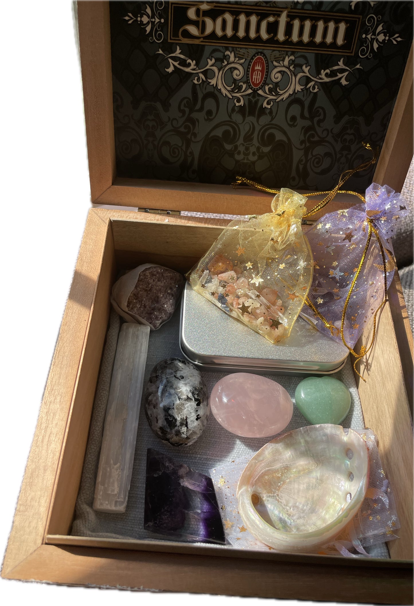 Grief/Healing Crystal Box -Lg