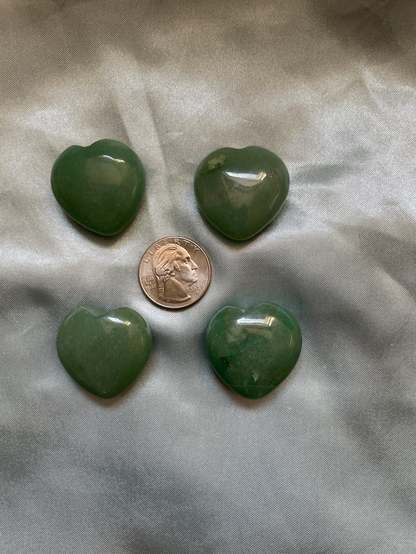 Green Aventurine Heart