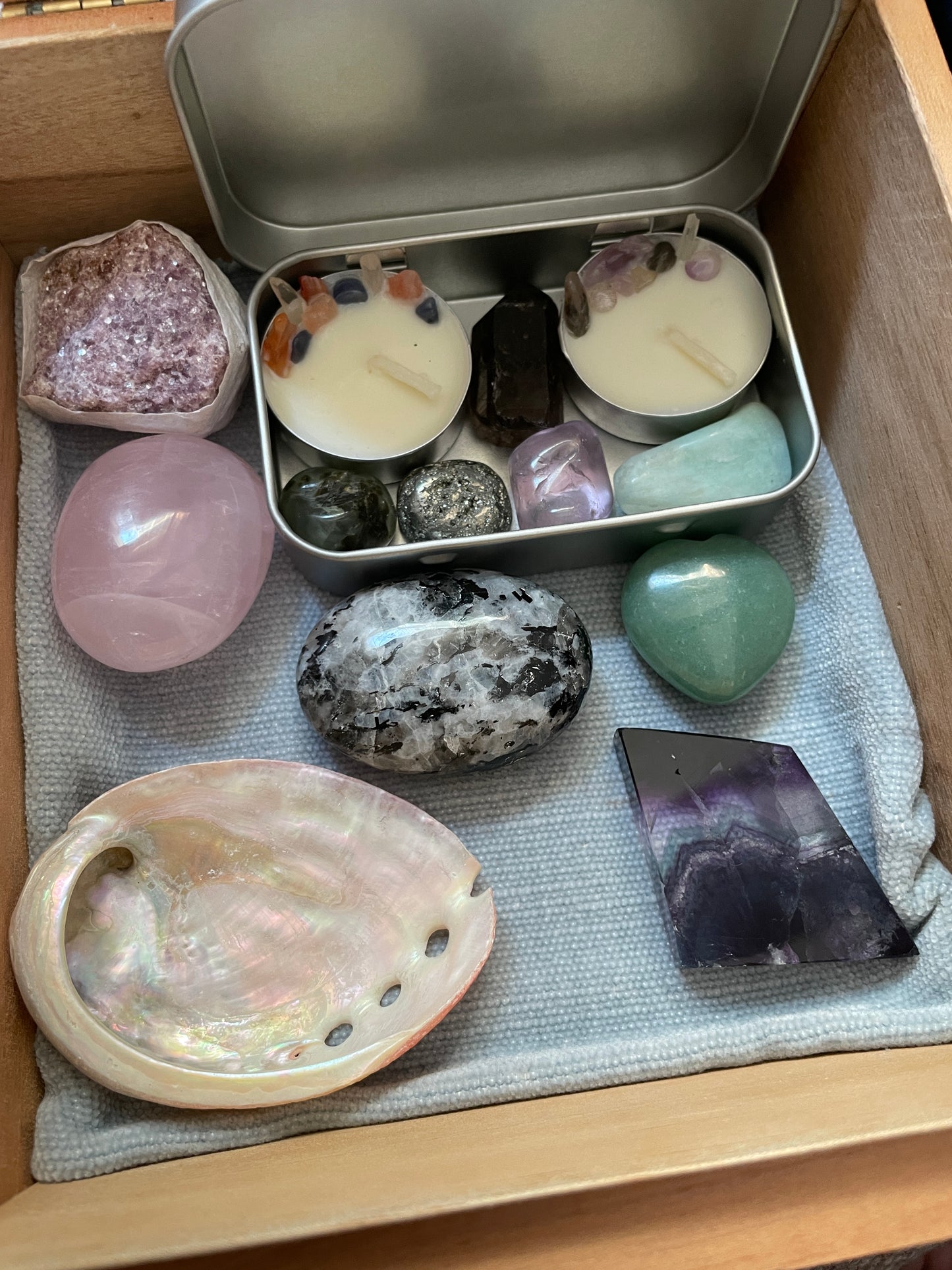 Grief/Healing Crystal Box -Lg