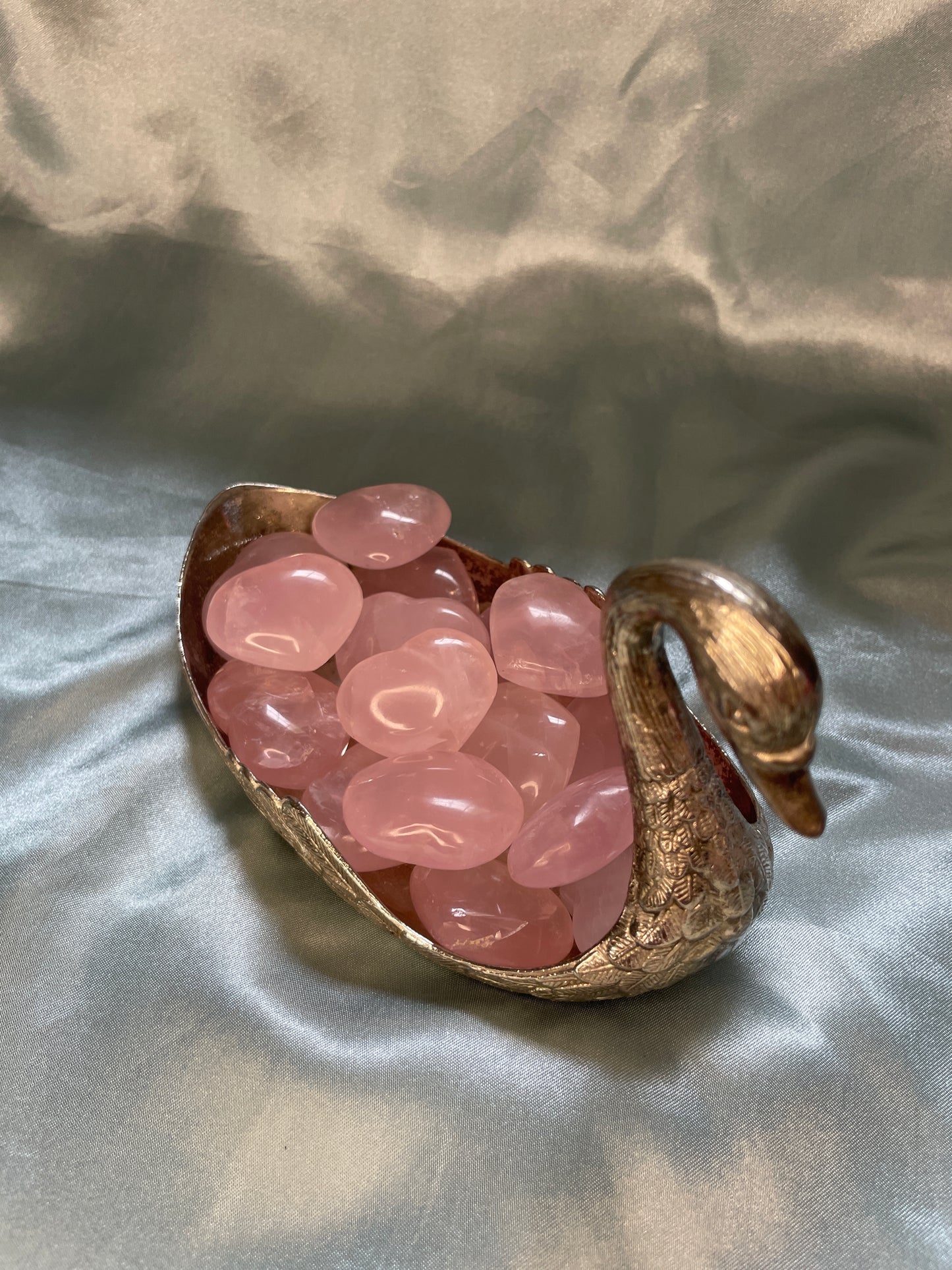 Small Rose Quartz Hearts