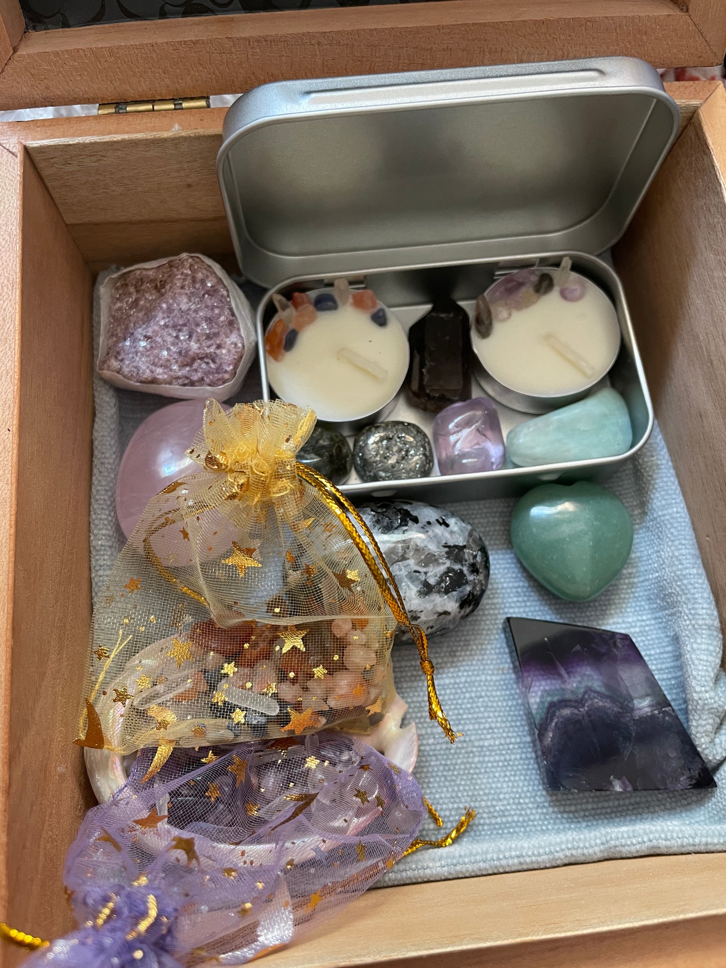 Grief/Healing Crystal Box -Lg